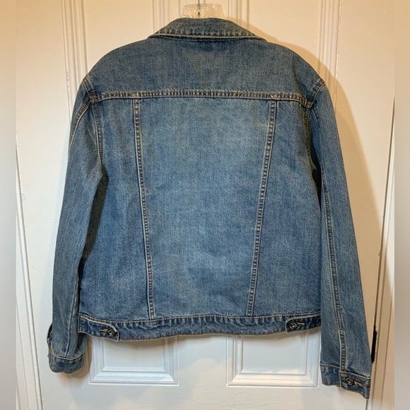 Santana Jean Jacket  with Accented Stitching on Front - Size M - Picture 3 of 5